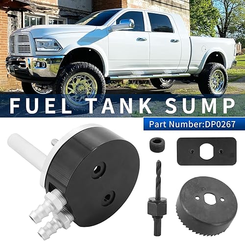 Miniatura 5 de Depósito de combustible con retorno integrado para FASS para AirDog para Dodge 5.9 Cummins Ram 2500 W350 para Ford F250 F350 Powerstroke para