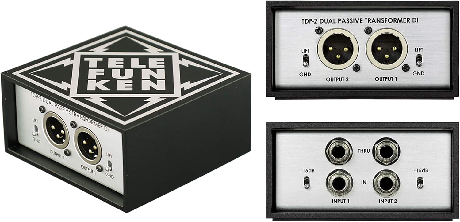 TELEFUNKEN Elektroakustik TDP-2 Dual Passive Direct Box