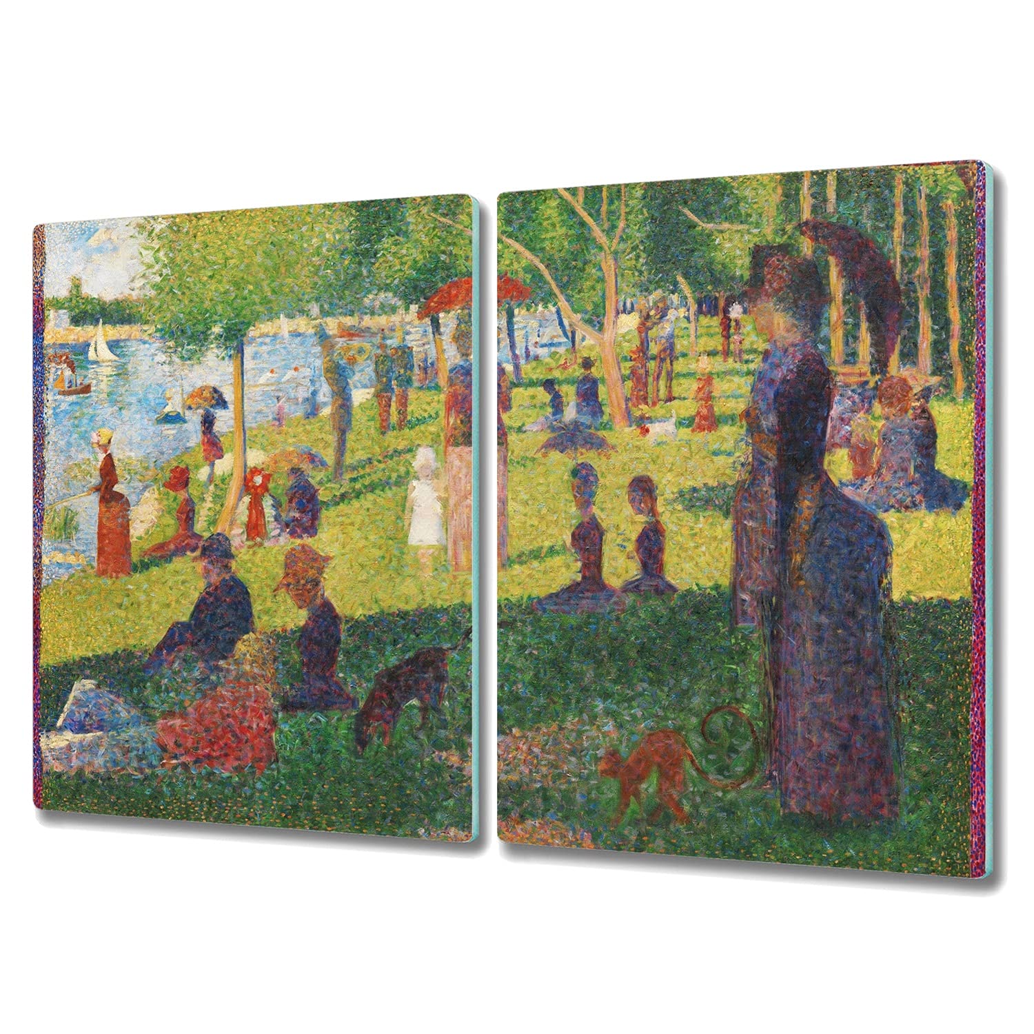 Protégez vos plaques induction des rayures avec cette planche à découper en verre 2x40x52cm