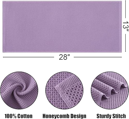 Miniatura 243 de Kitinjoy - Paños de cocina 100% algodón, paquete de 6 paños de cocina ultra suaves y absorbentes para secar platos, toallas de cocina de secado