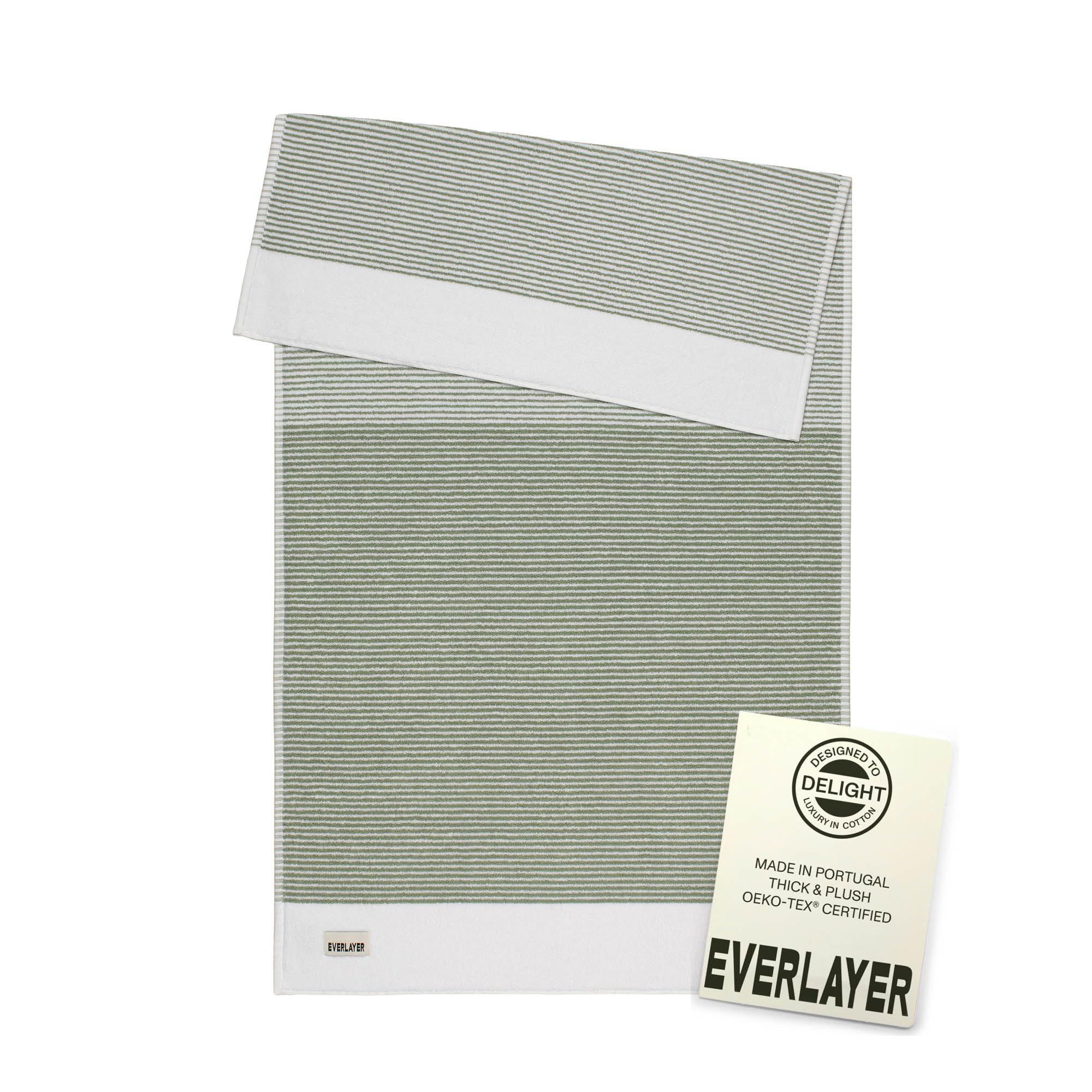 Everlayer Luxury Bath Towels - 28x 55 1 Piece 500 GSM - 100 Combed Cotton Ultra Soft Thick