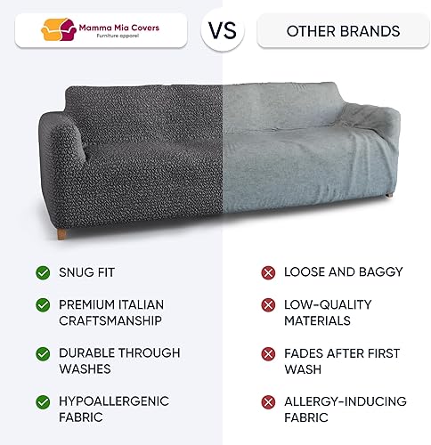 Miniatura 3 de PAULATO BY GA.I.CO. Funda para sofá, funda elástica para sofá, elegante funda de cojín para sofá, funda de tela de poliéster suave, protector