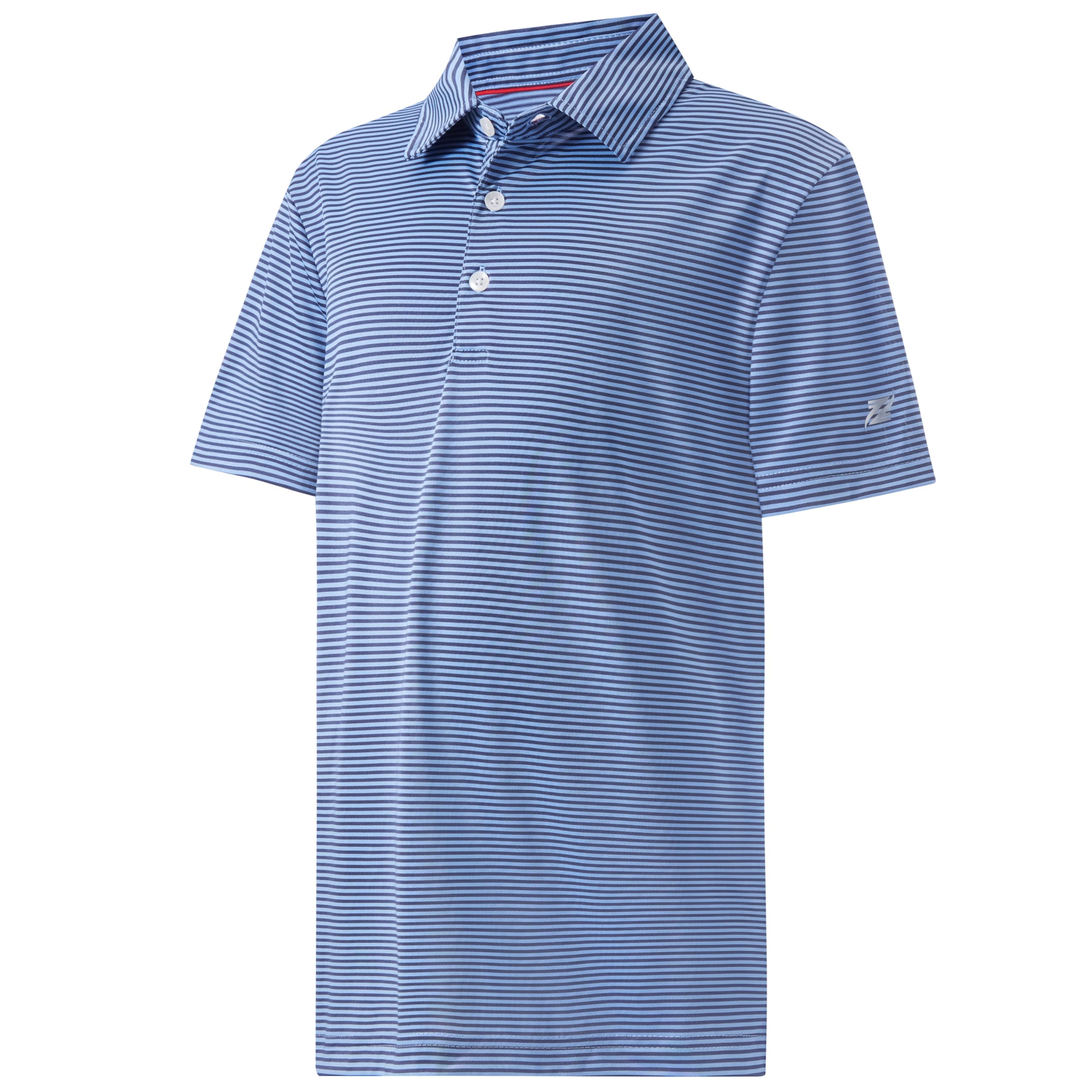 Boys Polo Shirts Short Sleeve Striped Performance Moisture Wicking Dry Fit Golf Shirts for Boys Youth Kids