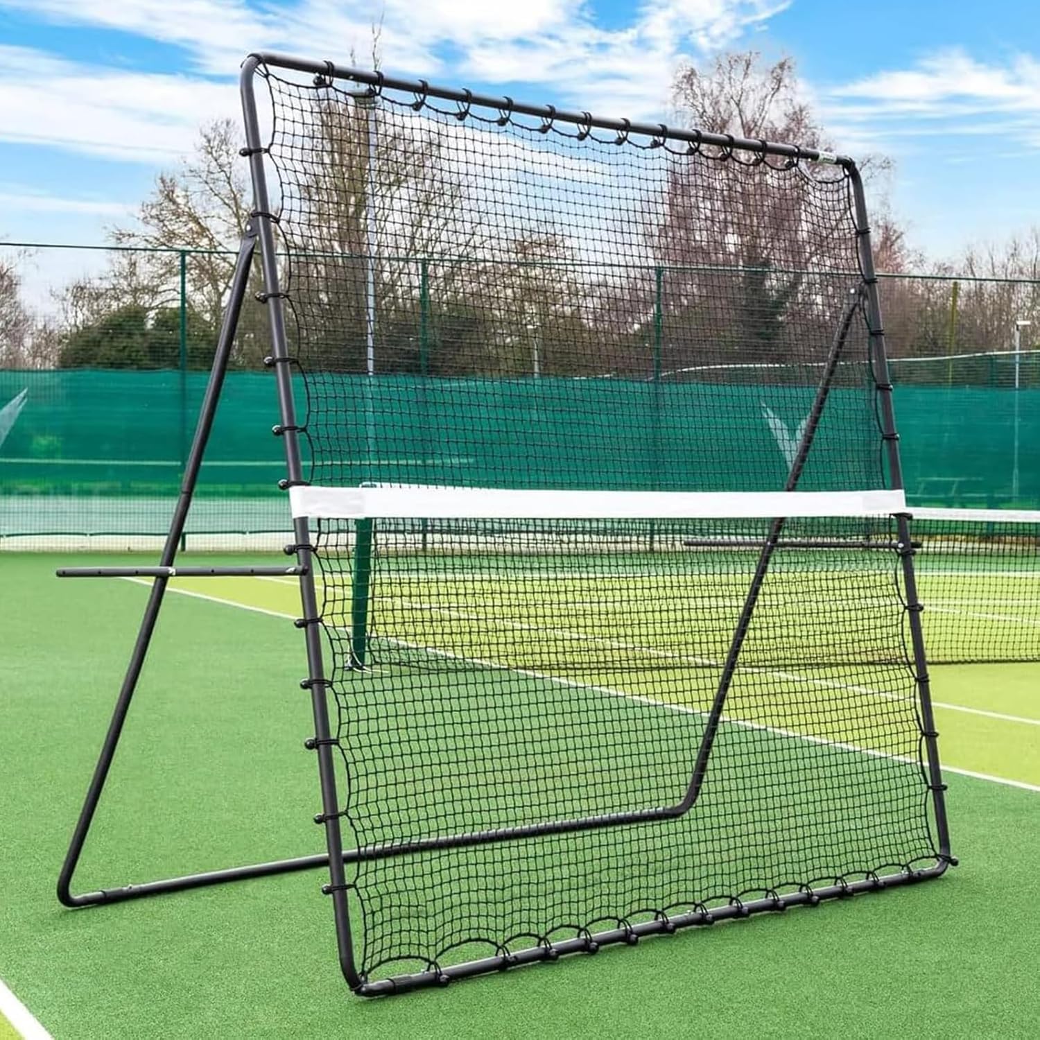 Tenniswand Garten - EIN Verstellbarer Tennis Rebounder - das perfekte Tennis Reaktionsnetz für Tennis Training