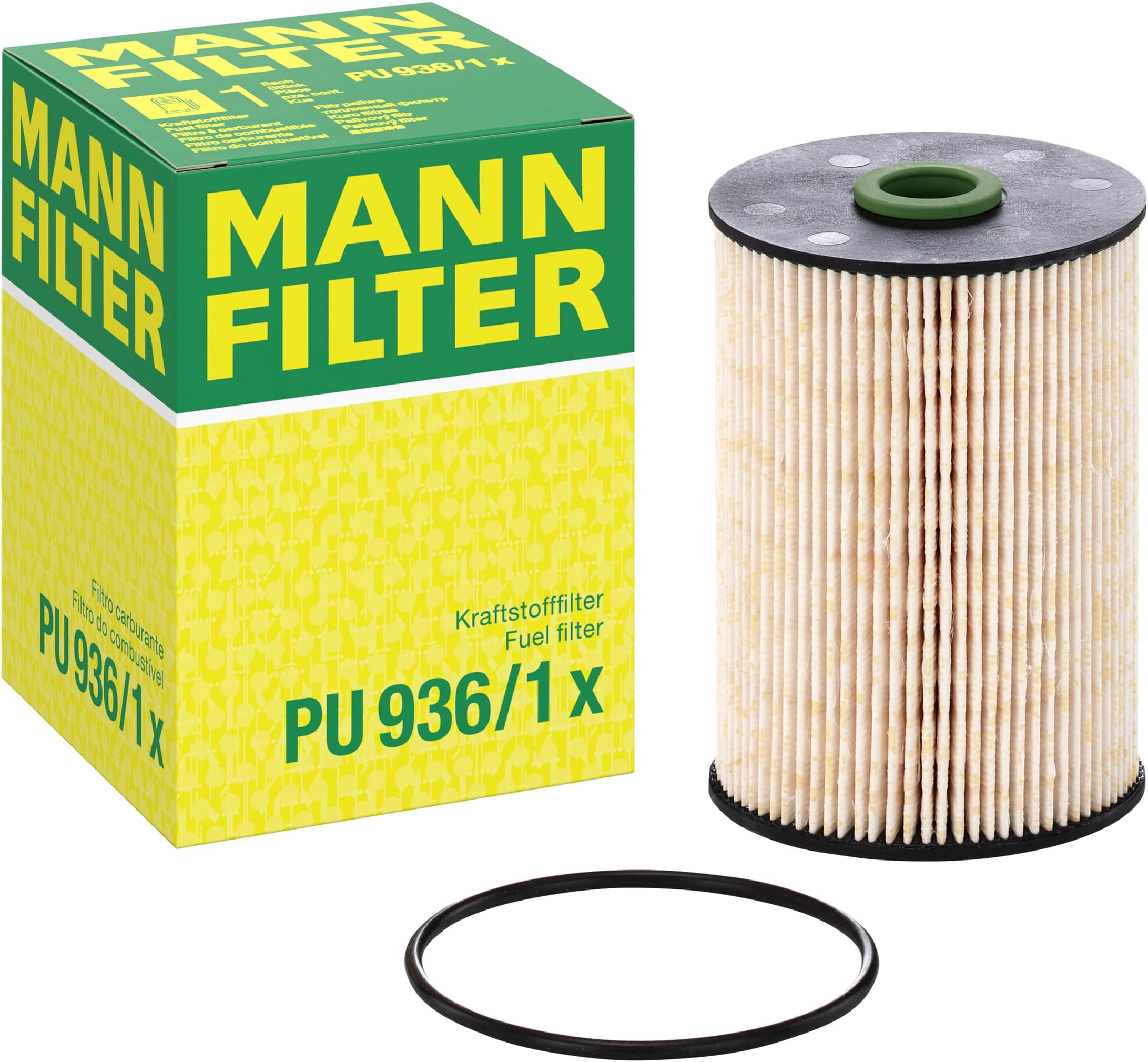 MANN-FILTER PU 936/1 X Fuel filter – Fuel filter set with gasket / gasket set – For Passenger Cars