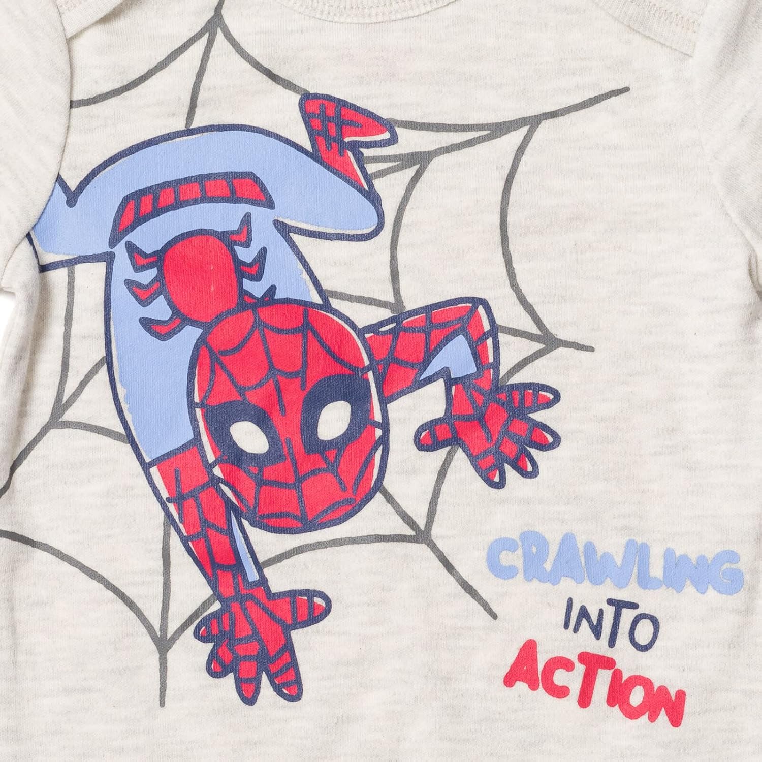 Marvel Avengers Hulk Captain America Spider-Man Baby Bodysuit Pants and Hat 3 Piece Outfit Set Newborn to Infant - Image 6