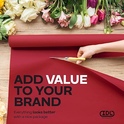 Vista 223 de Rollo de papel kraft marrón de 24 x 2160 pulgadas (180 pies), paquete de 4 – Papel de embalaje marrón hecho en Estados Unidos de 30 libras de grosor