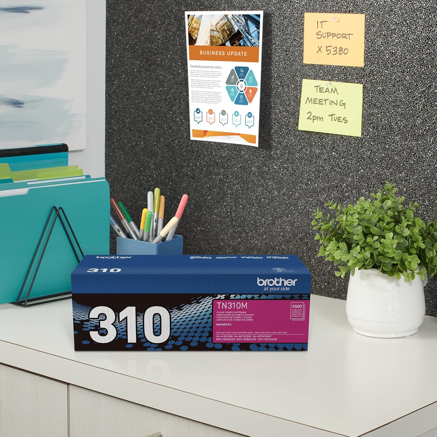 Top Brands Brother Genuine TN310M Color Laser Magenta Toner Cartridge Super Brands Brother Genuine TN310M Color Laser Magenta Toner Cartridge