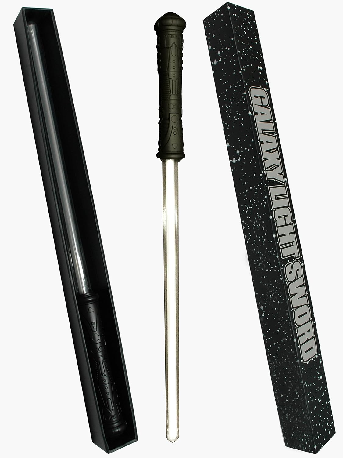 GlitZGlam Galaxy Light Sword - Three Colors in ONE! - Original Light-up Saber Sword with an Authentic Power up and Down Humming Sound