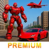 ロボットカー変形ゲーム：ジェットロボットファイティングオープンワールド