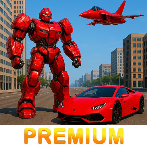 Roboter Auto Transformationsspiel : Jet Roboter Kampf Openworld