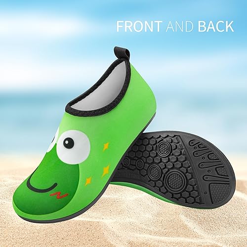 Miniatura 2 de ATHMILE Zapatos de agua para niños y niñas, calcetines acuáticos de secado rápido antideslizantes para playa, piscina, deportes al aire libre,
