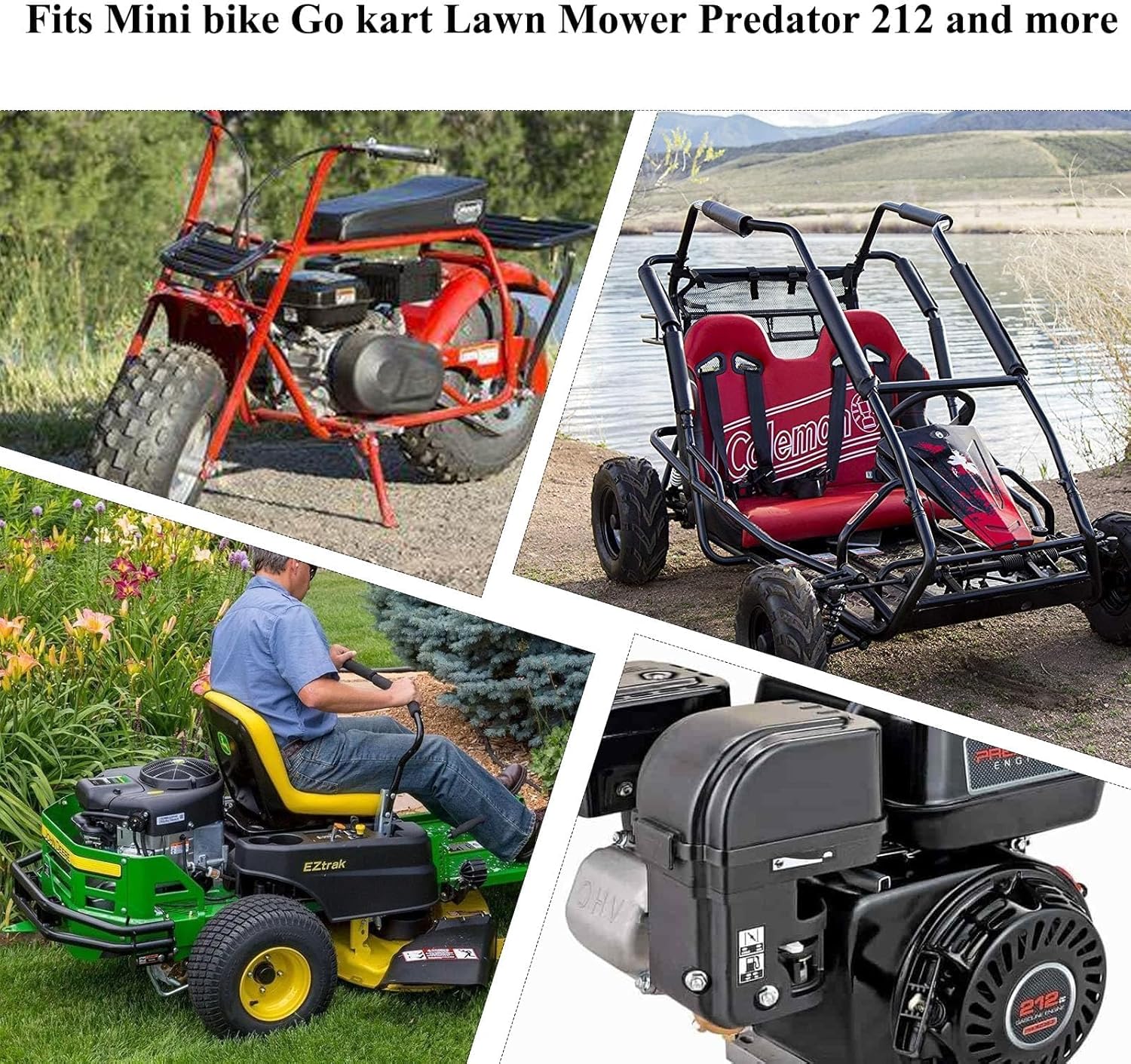 30 Series Bore GO Kart CVT Torque Converter 3/4" Bore 6" Diameter Driven Asymmetric Go Kart Mini Bike + 5/8'' Driven Clutch Comet Kit