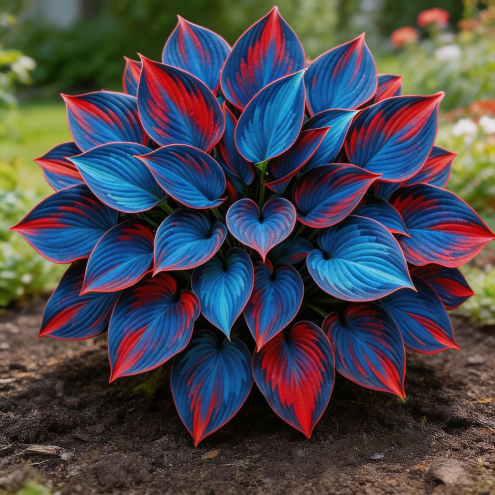 Shade Tolerant Hosta Perennial, Mixed Varieties, Great Ornamental Plants for Outdoor Displays-10Bulbs -b