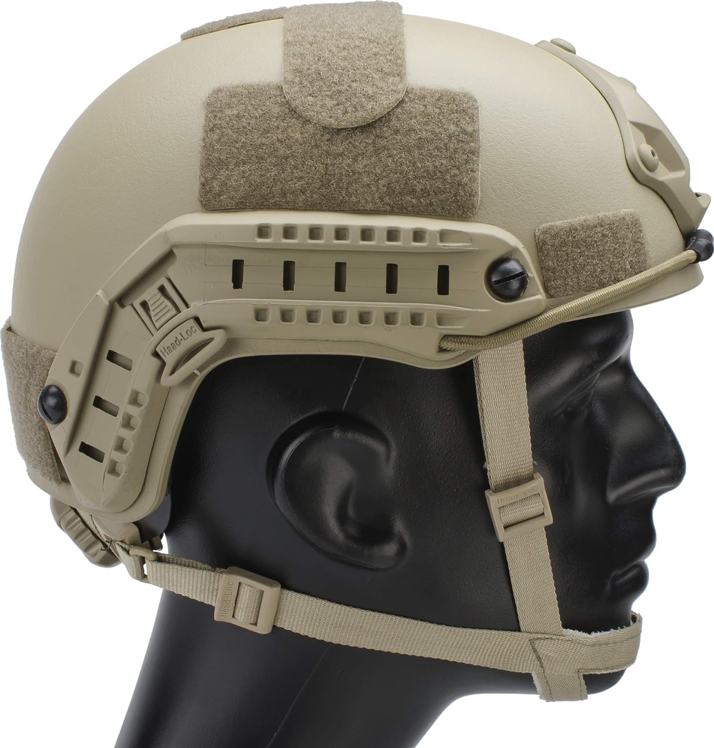 Evike Airsoft - 6mmProShop Advanced High Cut High-Strength Type Tactical Airsoft Bump Headpro (Color: Dark Earth/Large - Extra Large)