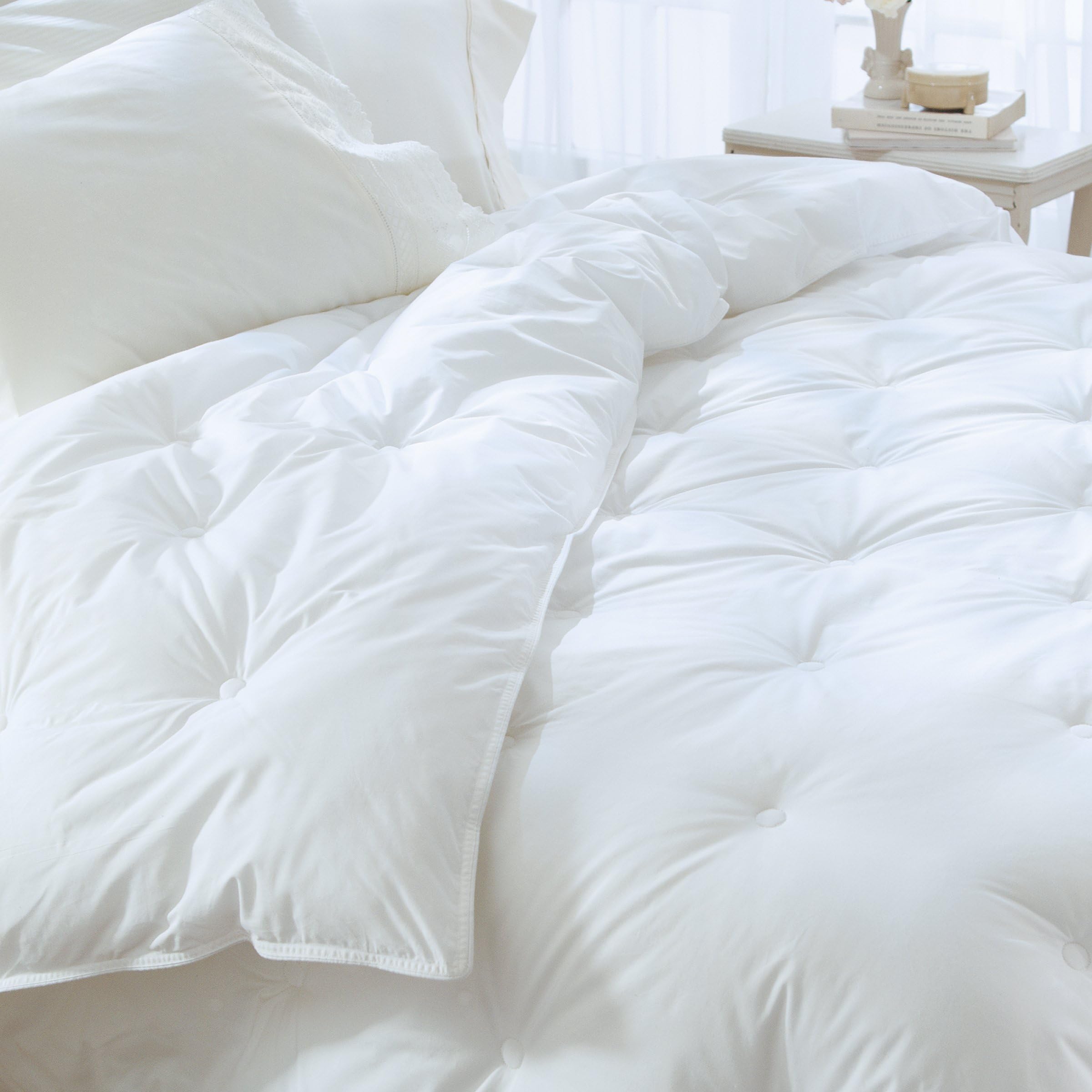Pacific Coast Feather 66348 Serenity Supreme Comforter/Duvet Insert, King, White