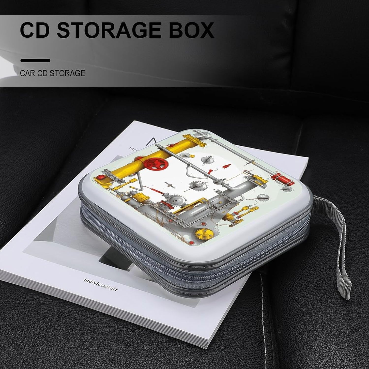Gears Levers Pipes CD Case CD Storage Box DVD Sleeves