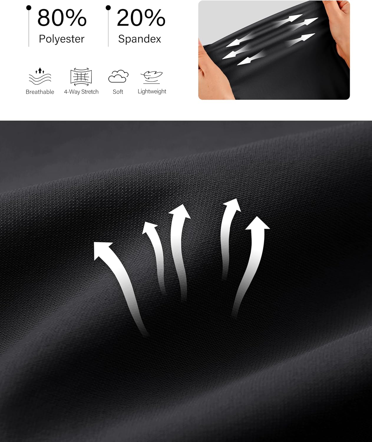 Viodia 20'' Knee Length Skorts for Woman with Pockets Tennis Golf Athletic Skort High Waisted Long Skirts with Shorts - Image 5