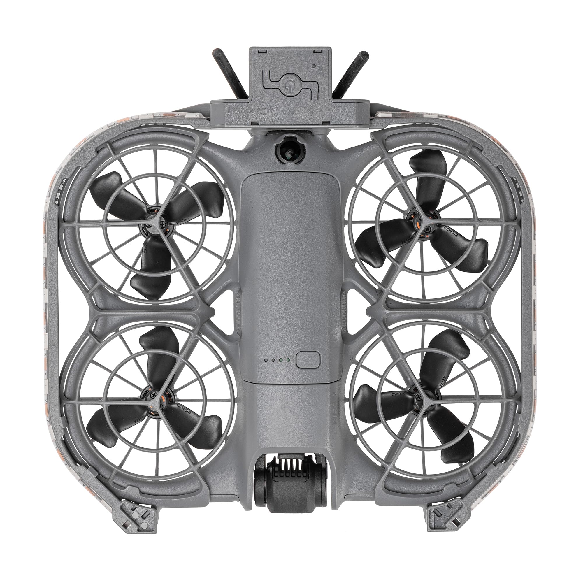 LED-Lichtstreifen Propeller Guard für DJI Neo 2 Zubehör, RGB Mehrfarbige Durchfluss Nacht Flug Licht Fliegende Warnstreifen für DJI Neo 2 Fly More Combo, Typ-C wiederaufladbar, Steady/Flash/Flow-Modi