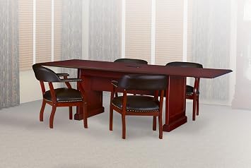 Regency 9004BK Ivy League Captain Chair, Black 25D x 24W x 31H in