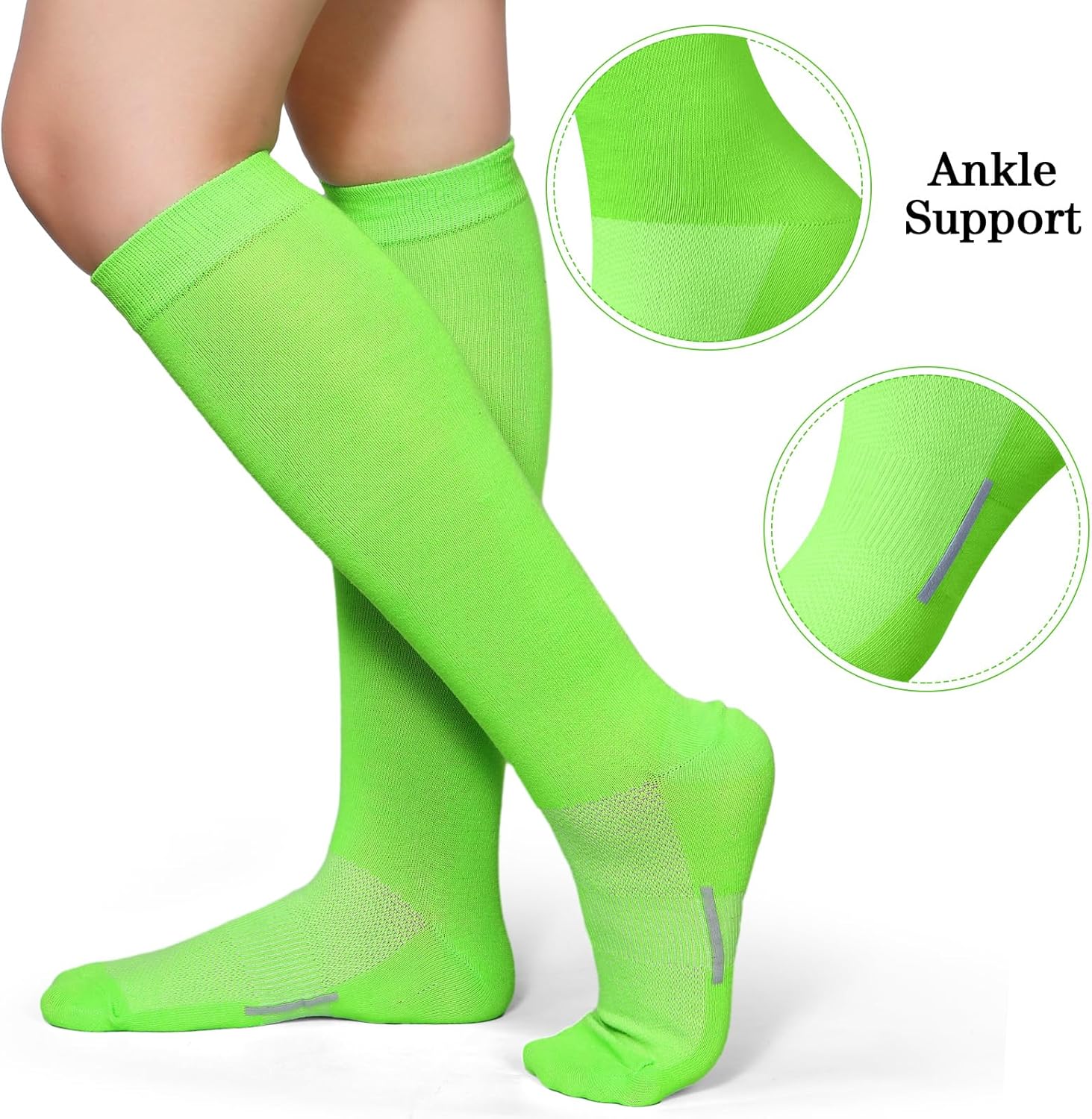Haysandy 24 Pairs Soccer Socks Youth Football Softball Baseball Team Sock Bulk Unisex High Long Tube Sport Sock - Image 7