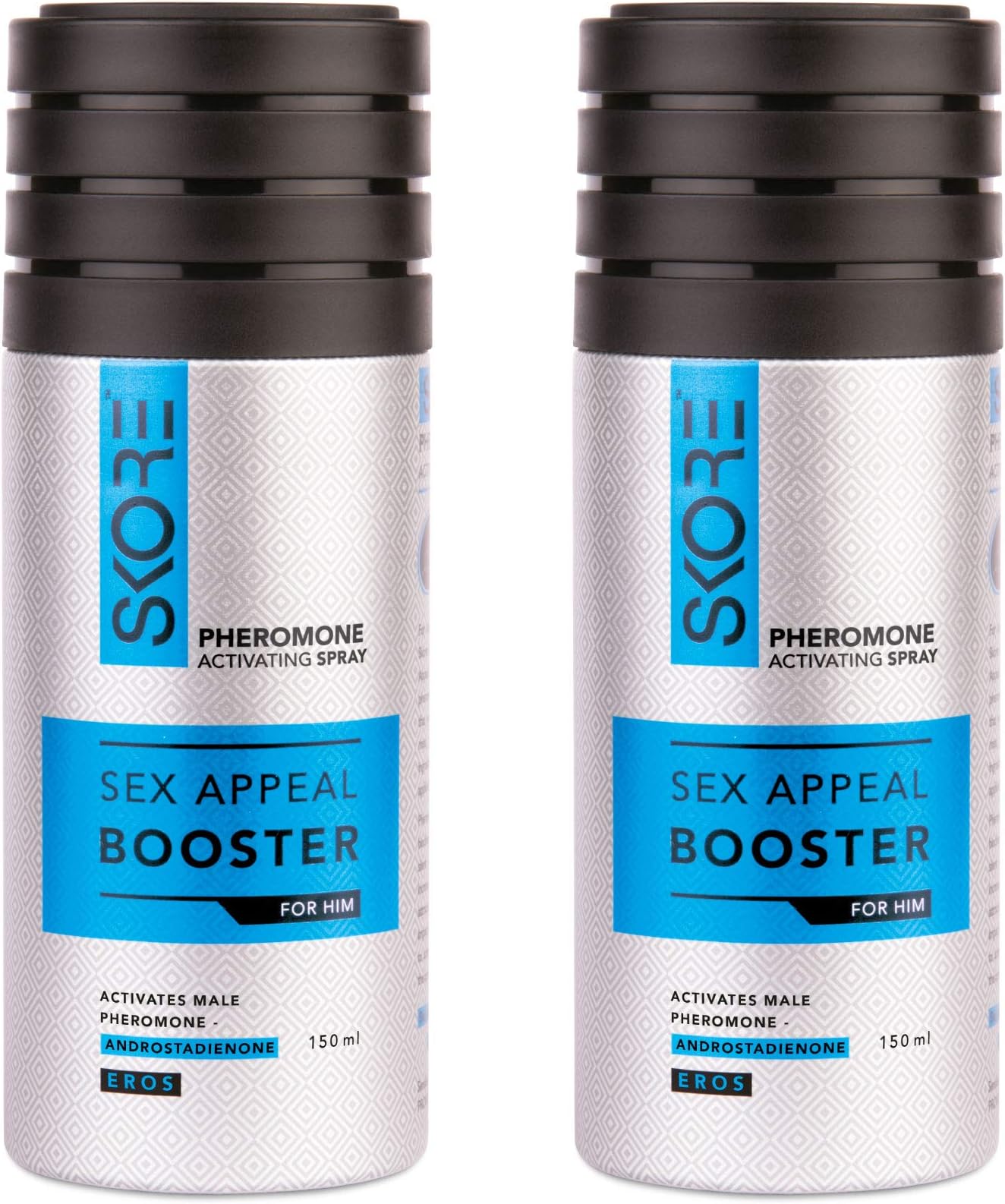 Skore Pheromone Activating Deodorant Spray For Men, 150ml (Pack Of 2)
