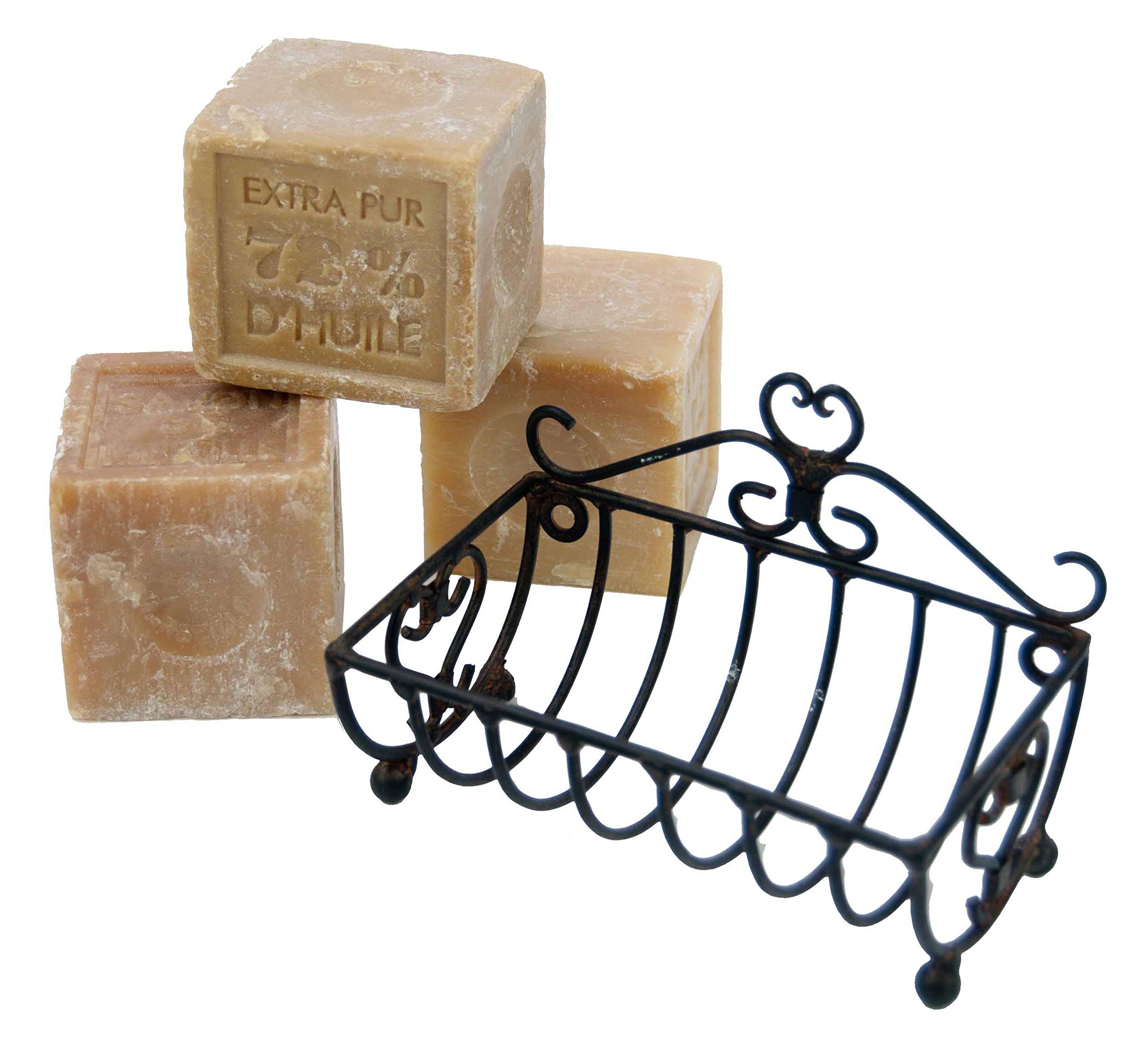 Porte savon Antic Line vintage accessoire lavabo fonte