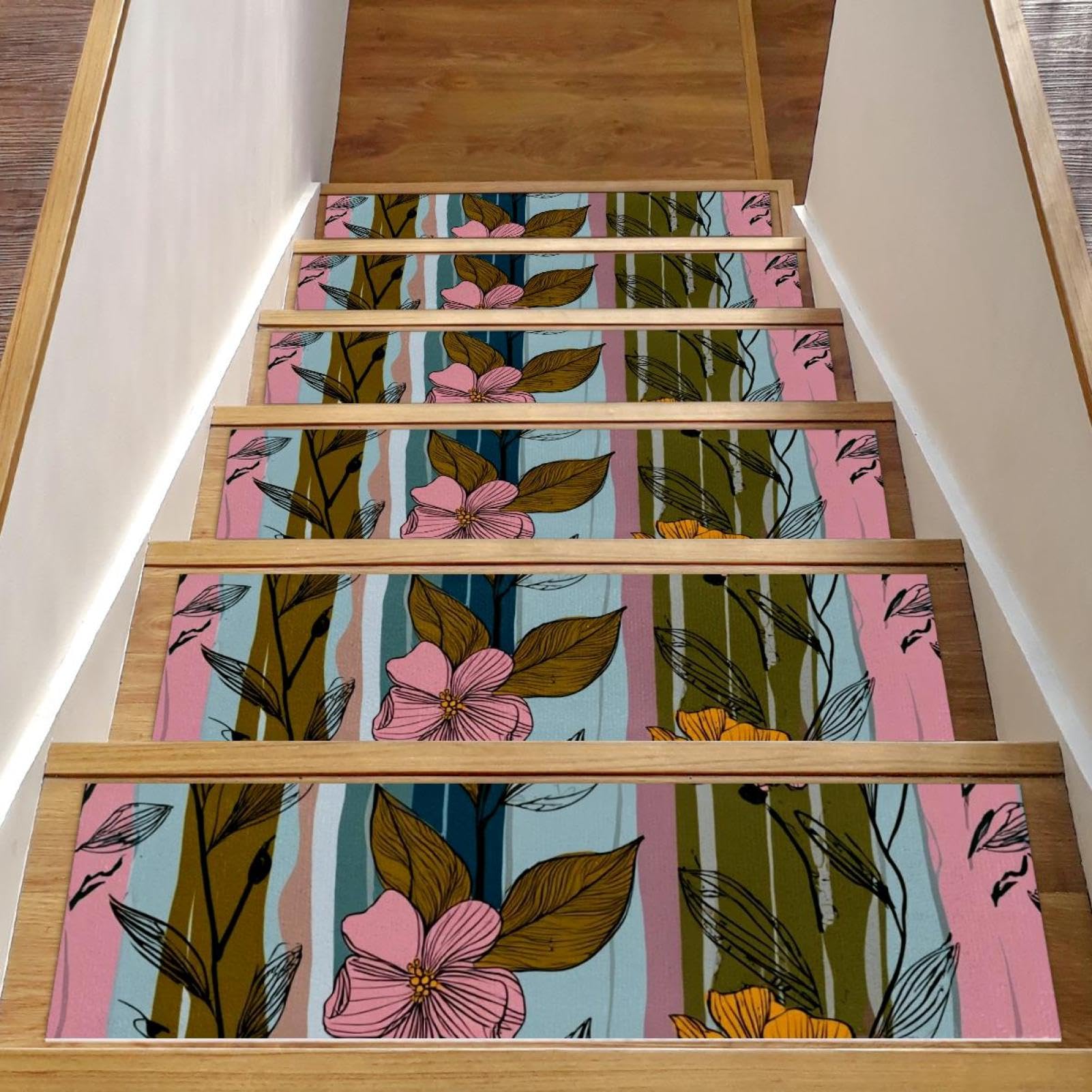 Tapis d'escalier antidérapant lot de 15 : fini les glissades sur bois