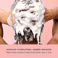 Vista 7 de Shampoo para cabello rizado de karité Humedad Hibiscus de coco, 13 onzas