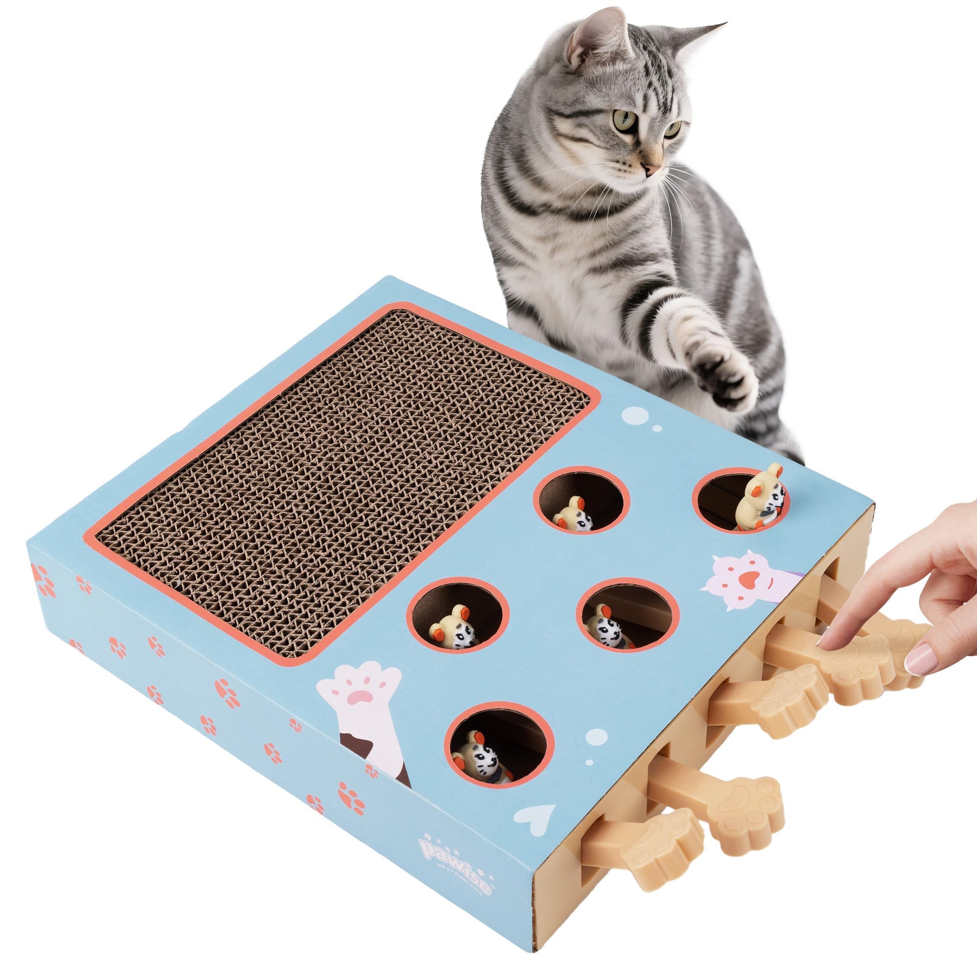 Jouet interactif pour chat Pawise Fun Plus : la solution anti-ennui pour chats d'intérieur