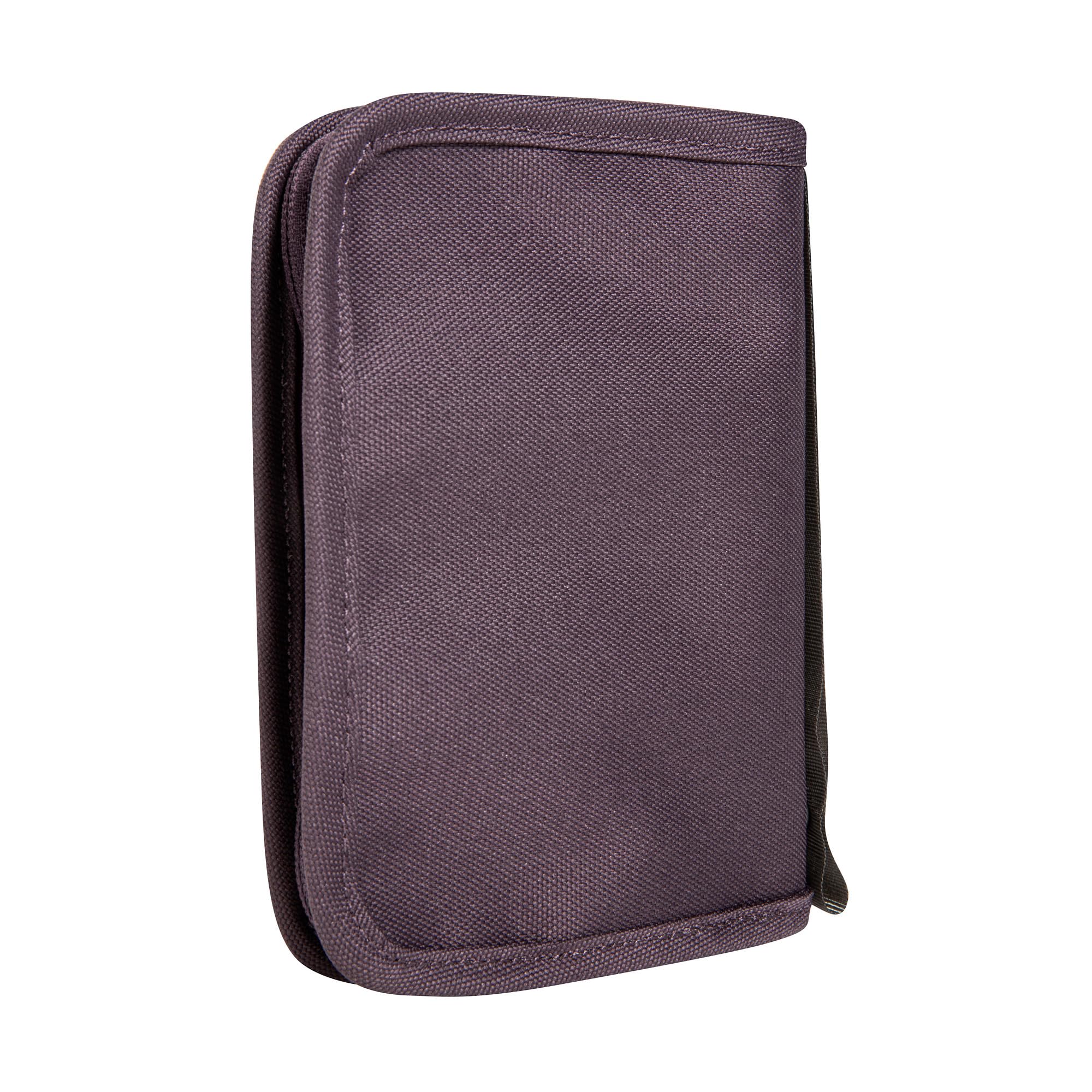 Tatonka Travel Zip M RFID Block – portfel podróżniczy/etui na paszport, blokada RFID, certyfikat TÜV, zapewnia miejsce na paszport, karty kredytowe i dokumenty podróżne, Midnight Plum