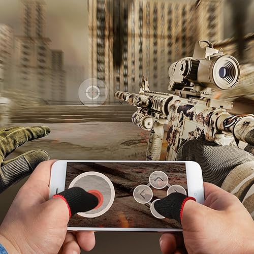 Miniatura 7 de Jiuguva 120 fundas para dedos para juegos, antisudor, controlador de juego, manga para pulgar, fundas transpirables para dedos, guantes de juegos