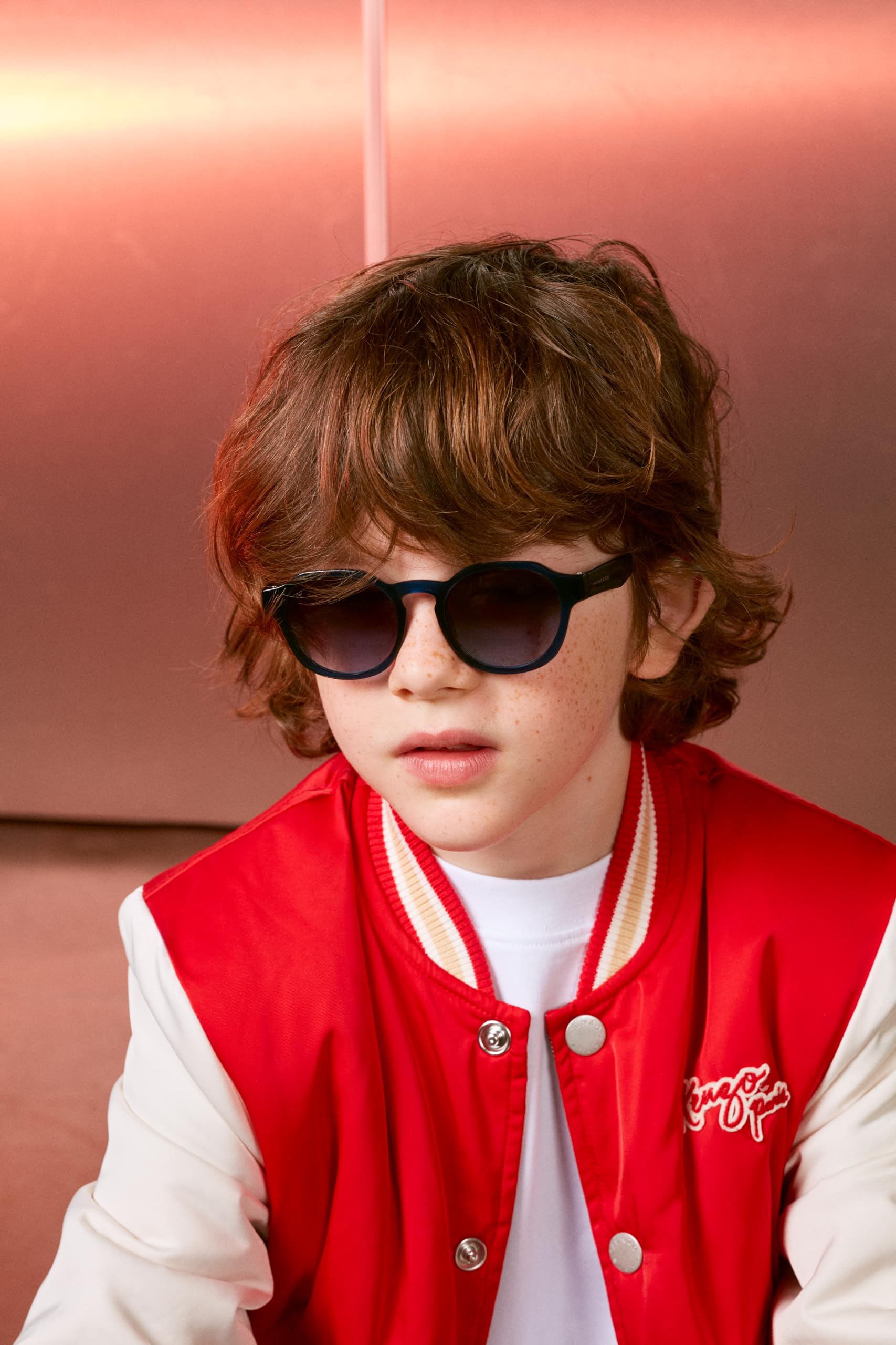 Hawkers Okulary przeciwsłoneczne dla dzieci Warwick Kids Ø 44 mm ciemnoniebieskie