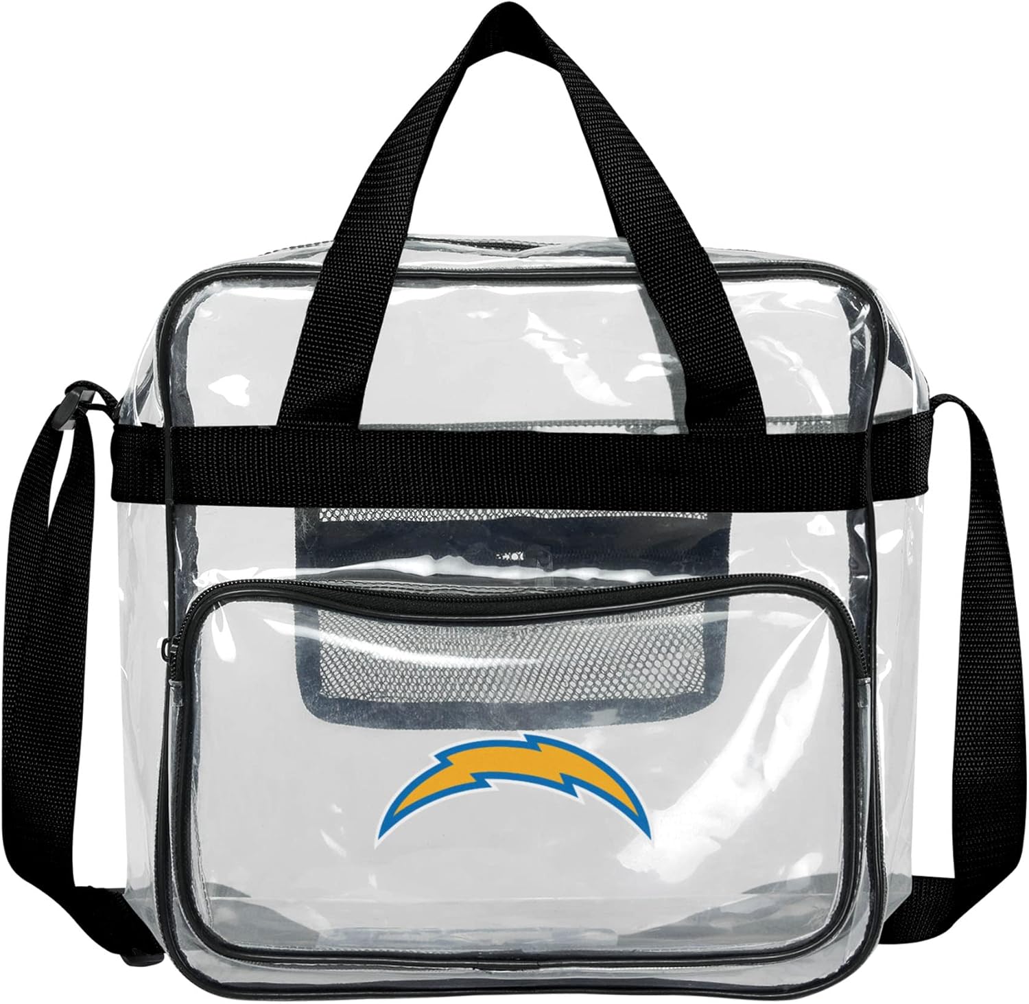 FOCO NFL Team Logo Clear See Through Stadium High End Messenger Bag