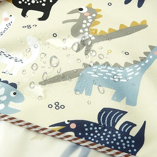 Miniatura 5 de PandaEar Paquete de 3 baberos de manga larga  Babero impermeable de manga completa para bebés de 6 a 36 meses