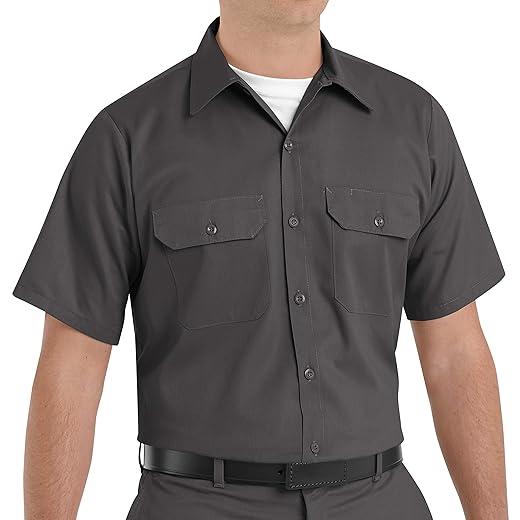 Red Kap Men's Utility Uniform Shirt