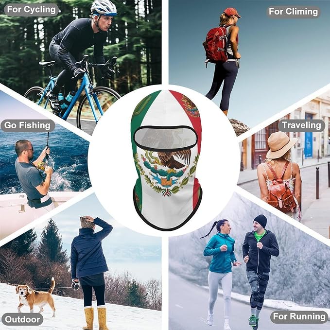 Balaclava transpirable para actividades al aire libre miniatura 7