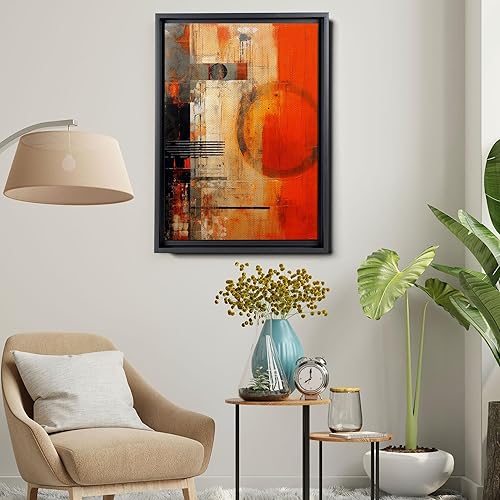 Miniatura 6 de Fusion of Vibrance, and Red Modern Painting on Canvas - Fine Art and Acrylic Abstract Painting for Captivating Living Room Wall Decor