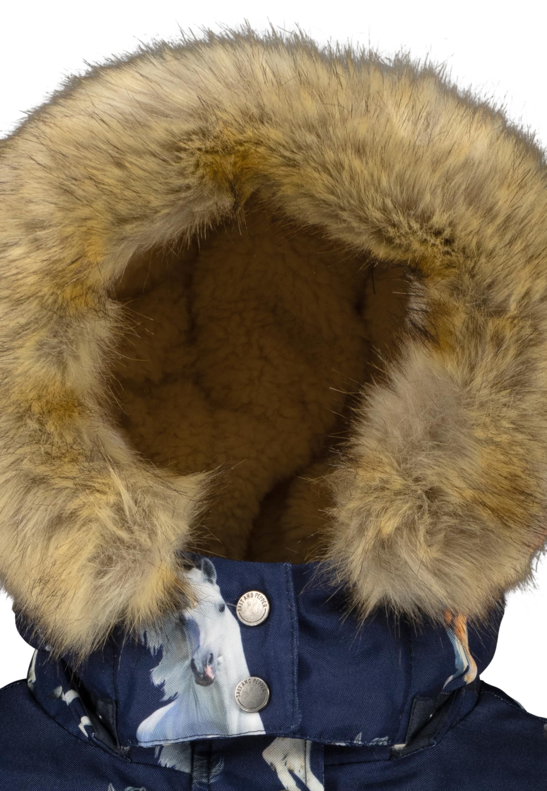 SALT AND PEPPER Mädchen Girls Outdoor Jacket Horse Aop Jacke
