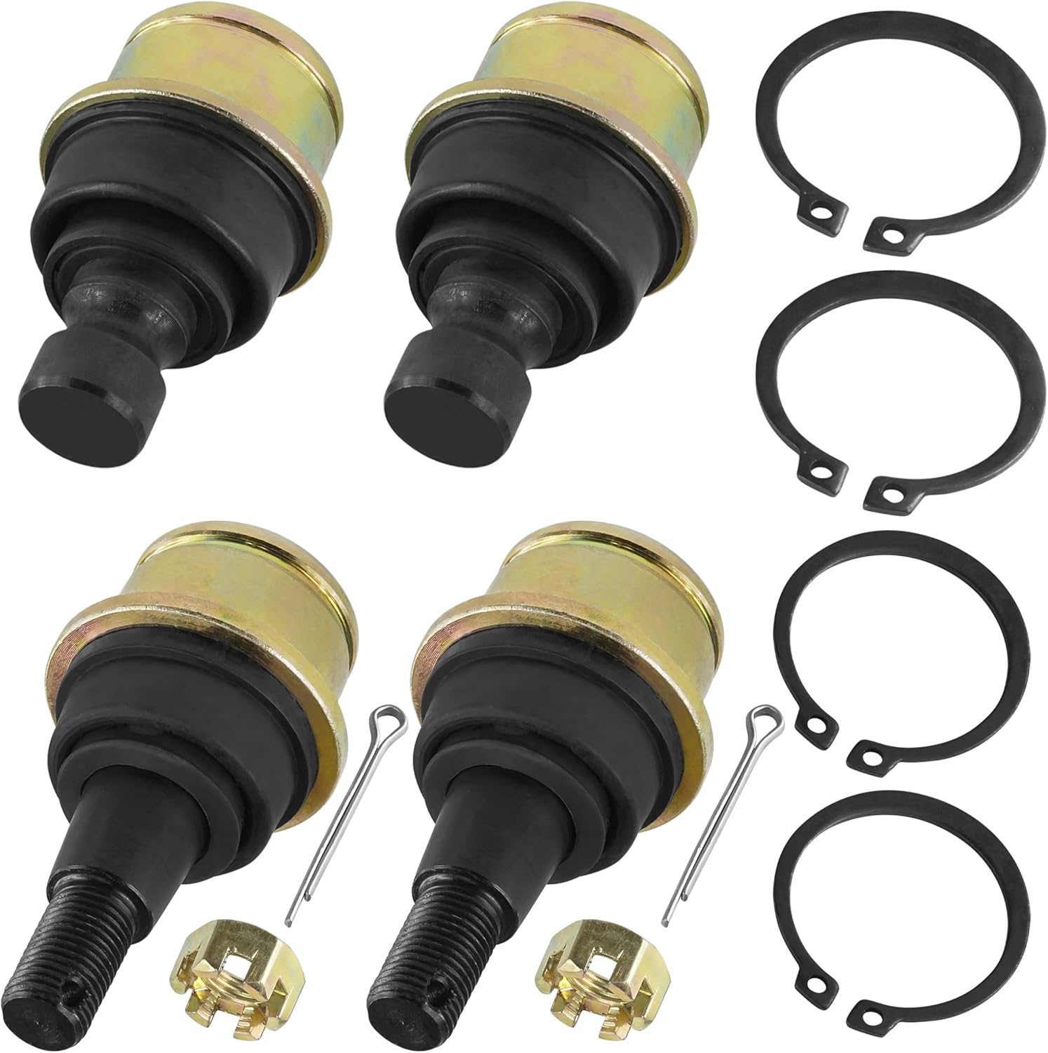 Caltric 2 Set Upper and Lower Ball Joint Compatible With Can-am Maverick 1000 Xmr Xrs Dps Xxc 2013-2018