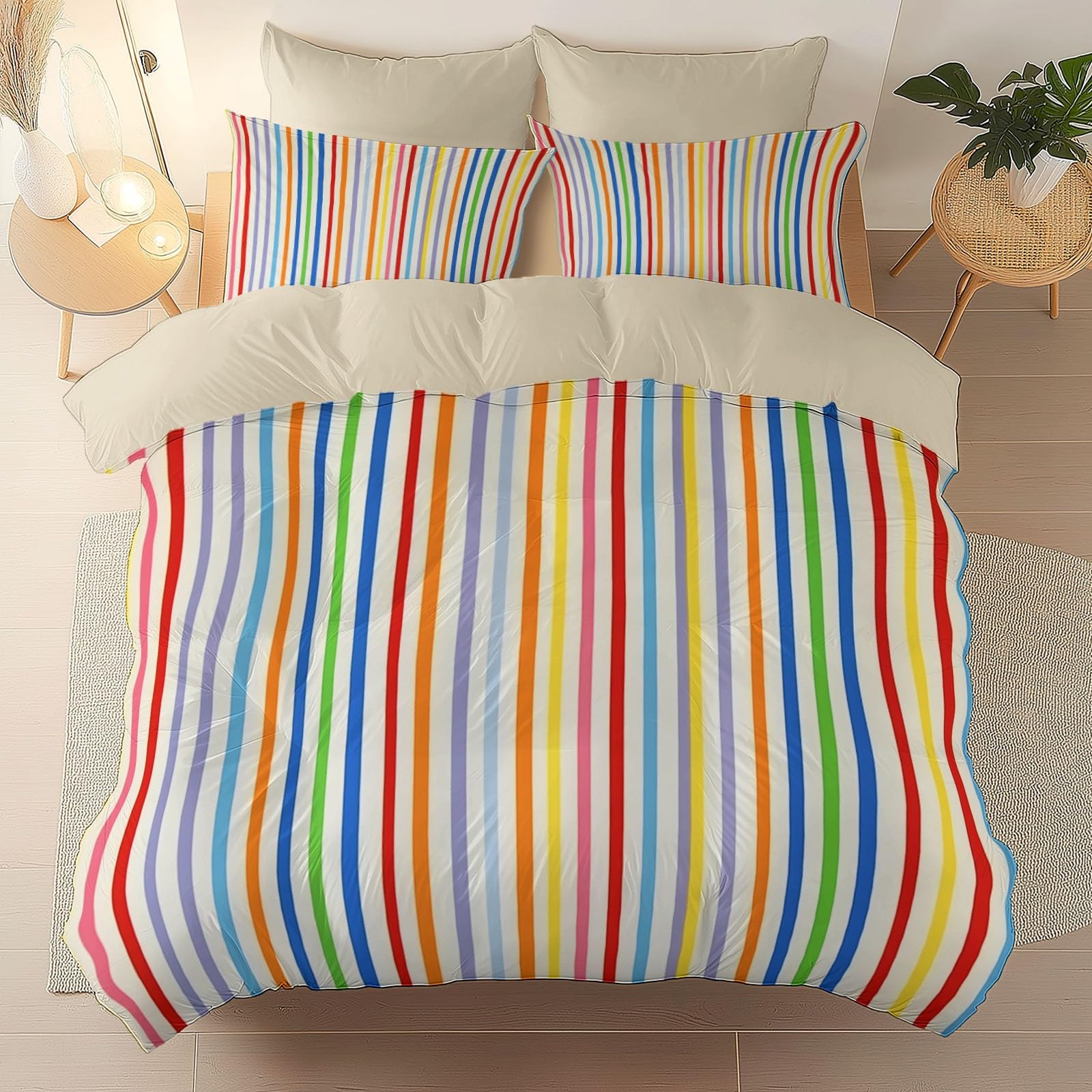 Parure de lit 240 x 260 cm imprimé nu au design minimaliste moderne arche