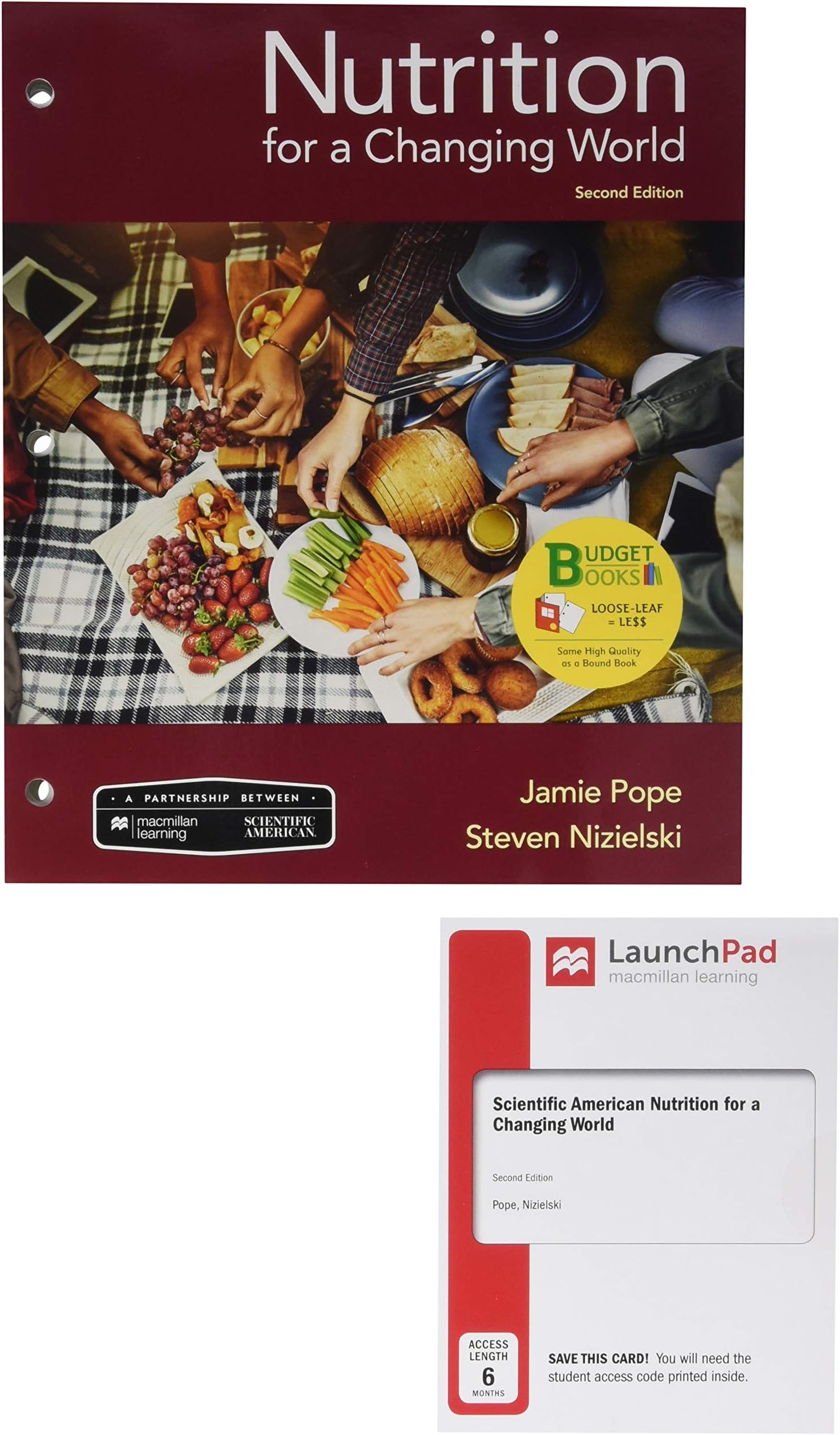 Loose-Leaf Version for Scientific American Nutrition for a Changing World 2e & Launchpad for Scientific American Nutrition for a Changing World (1-Term Access)