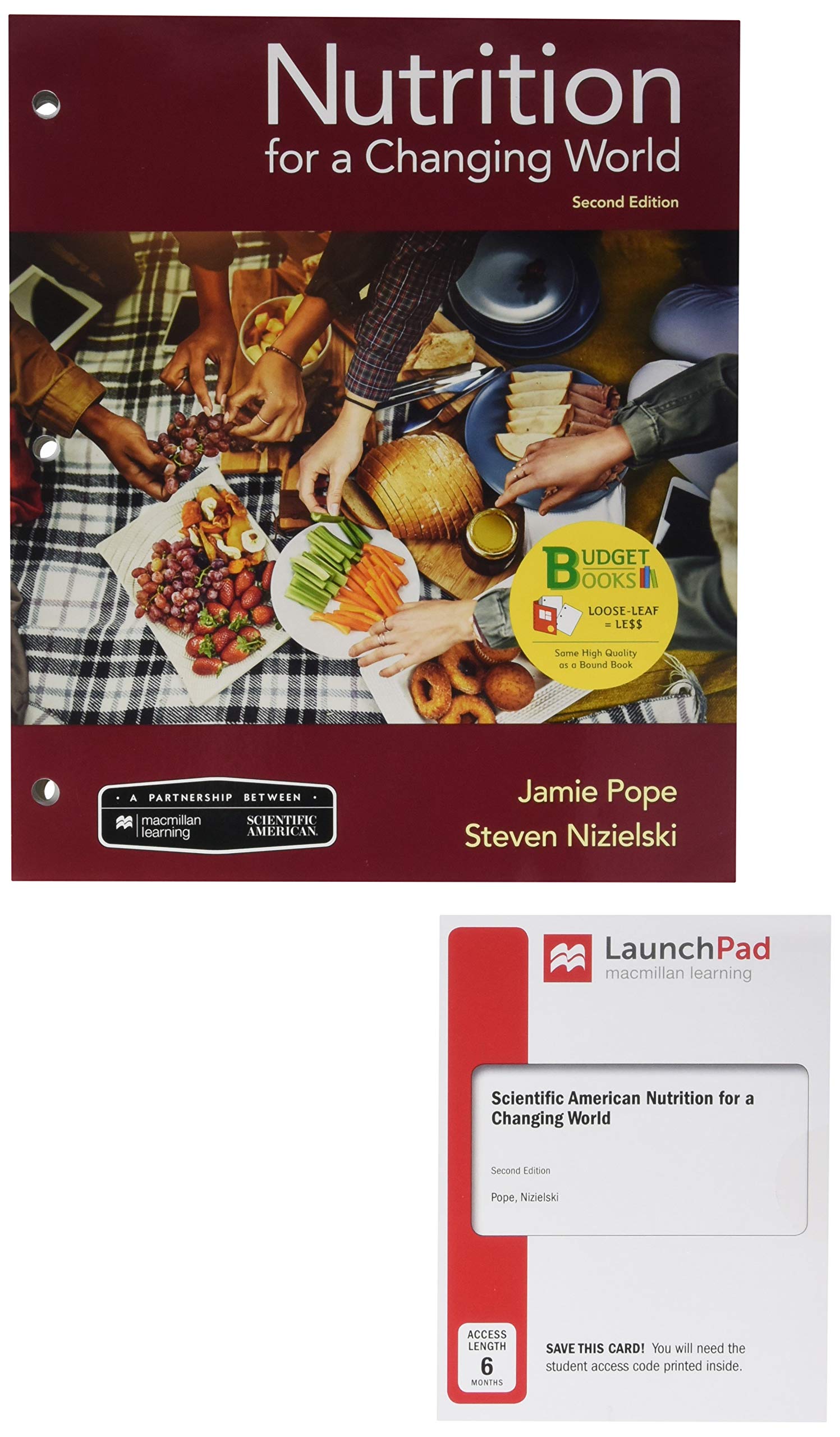 Loose-Leaf Version for Scientific American Nutrition for a Changing World 2e & Launchpad for Scientific American Nutrition for a Changing World (1-Term Access)