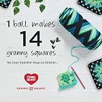 Red Heart All in One Granny Square SOFT WHITE - PINK PUNCH Yarn - 3 Pack Of 250g/8.8oz - 100% Acrylic - #4 Worsted (Medium) - 381m/417Yards - For Knitting, Crochet and Amigurumi