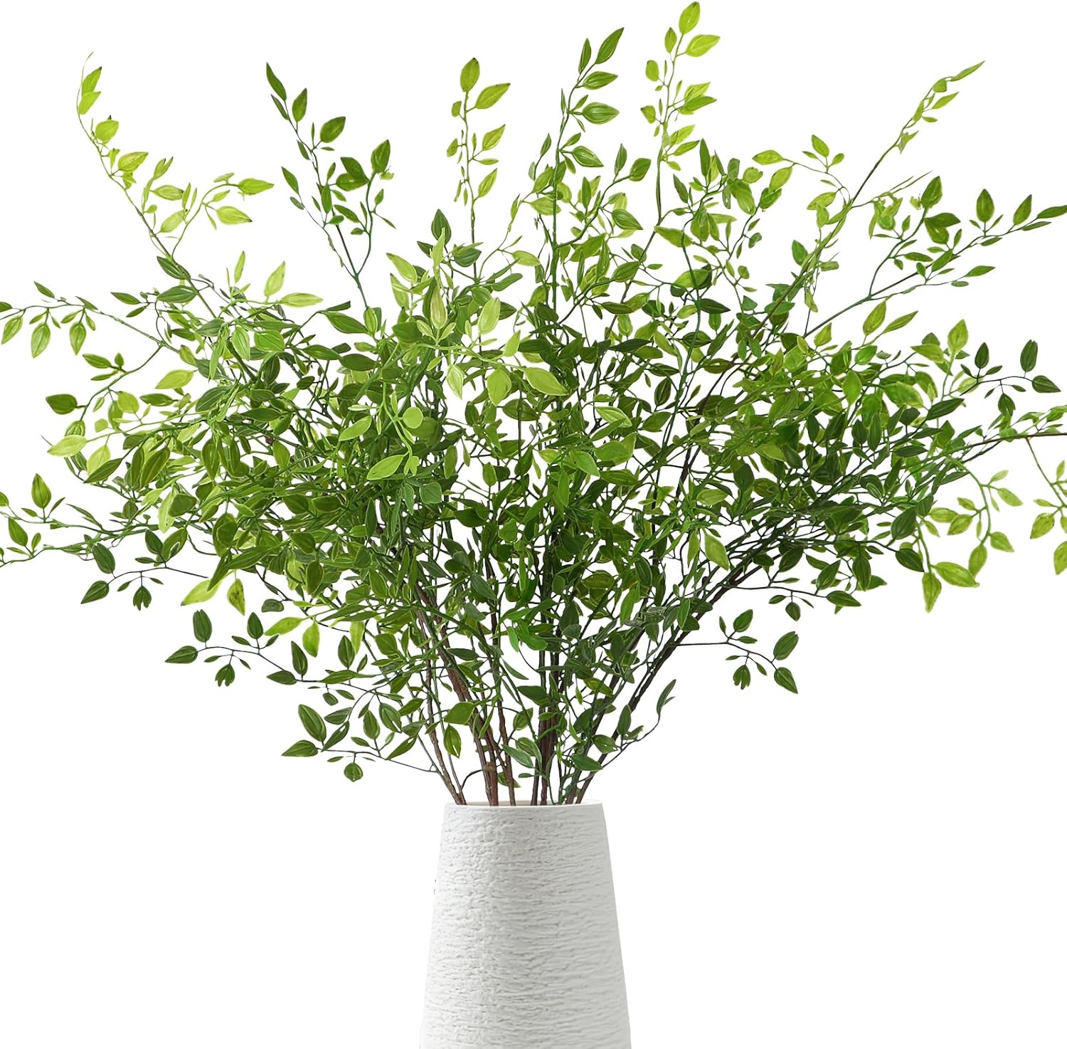 Dremisland 2PCS Artificial Greenery Stems, 43.3" Nandina Branches Tall