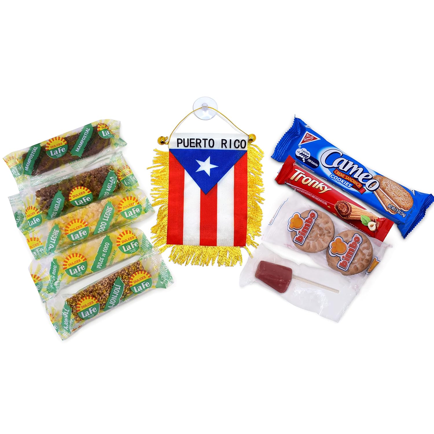 Puerto Rican Assorted Small Candy Mix Box with Puerto Rico