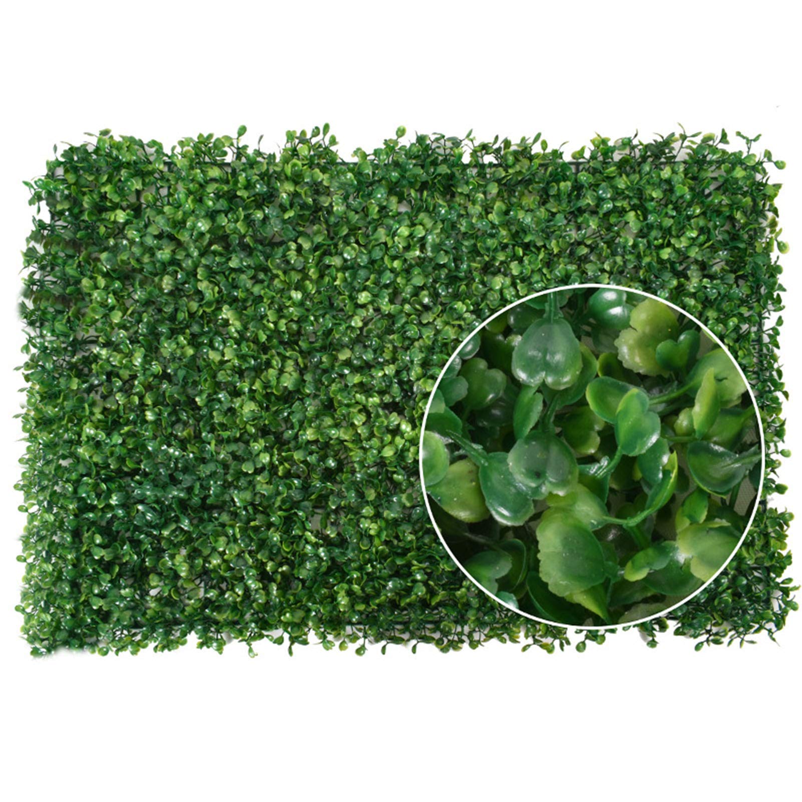 Panele ścienne ze sztucznej trawy, panele żywopłotu ze sztucznej bukszpanu 8 szt., panele ze sztucznego bukszpanu Topiary żywopłot roślina sztuczna trawa dekoracja ścienna sztuczna zieleń panel