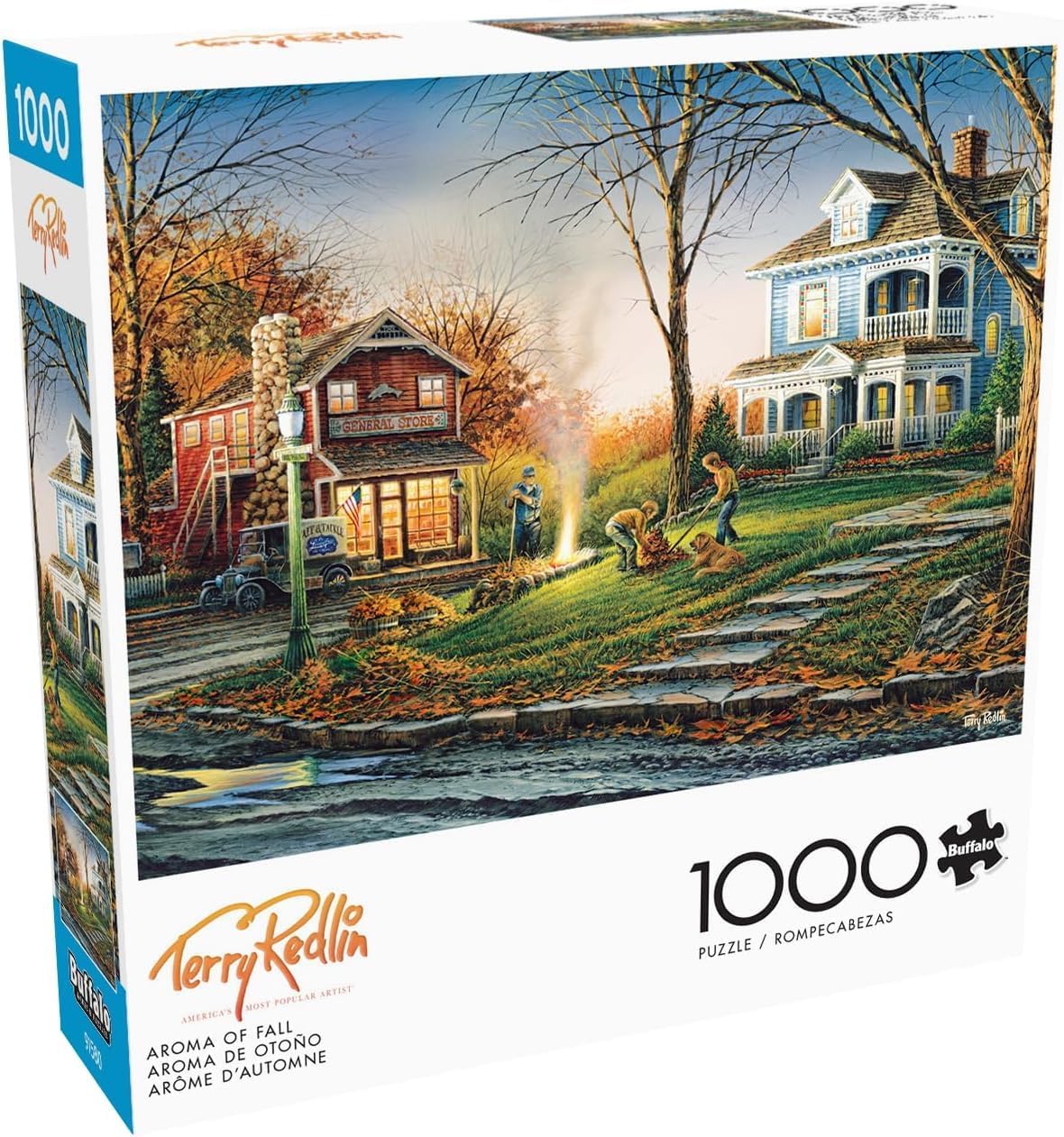 Buffalo Games – Terry Redlin - Aroma of Fall - 1000 Piece Jigsaw Puzzle - Festive Puzzle for Adults – Precision-Cut Pieces, Autumn Artwork and Hours of Relaxing Fun