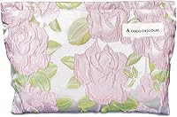 Vista 61 de STARDW Bolsas de cosméticos de flores para mujeres y niñas, bolsa de maquillaje de viaje, bolsa de maquillaje de lona de gran capacidad, bolsa