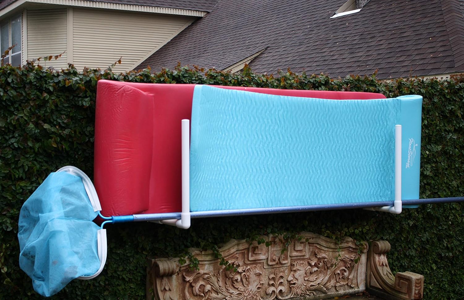 White Float Wall Storage Rack 